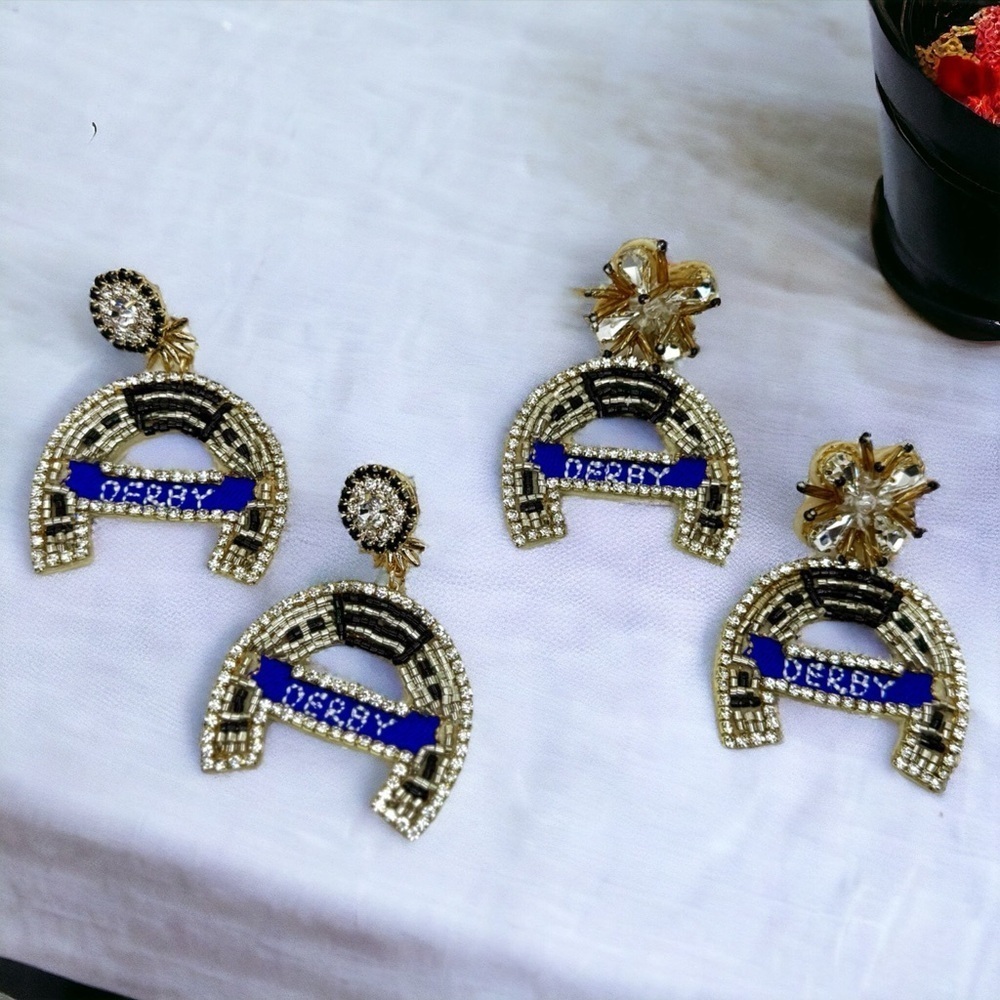 Derby Dangle Earrings – The Perfect Accessory for Derby Day! Kentucky Derby - Picture 4 of 6